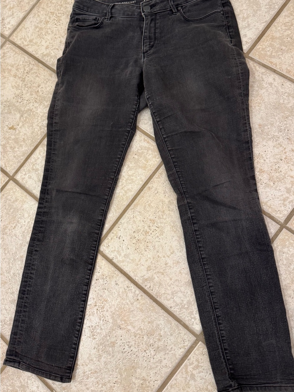 Women’s LOFT Black curvy Straight Jeans